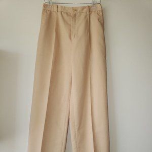 Guy Laroche Paris Ladies Cotton/Poly Tan Pants